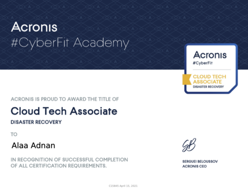 Acronis CyberSecurity and Disaster Recovery